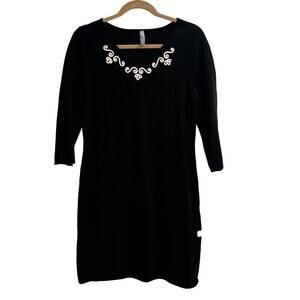 Hanna Andersson Size Large Women's Black Sweater Dress